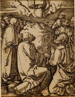 Raimondi Marcantonio - Ascensione di Cristo (dalla serie: Piccola passione)